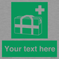 SH7211: Custom sign safe condition Medical grab bag