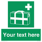 SH7211: Custom sign safe condition Medical grab bag