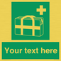 SH7211: Custom sign safe condition Medical grab bag