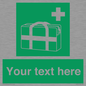 SH7211: Custom sign safe condition Medical grab bag