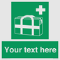 SH7211: Custom sign safe condition Medical grab bag
