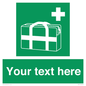 SH7211: Custom sign safe condition Medical grab bag