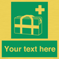 SH7211: Custom sign safe condition Medical grab bag