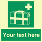 SH7211: Custom sign safe condition Medical grab bag