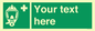 SH7212: Custom sign safe condition Emergency escape breathing device