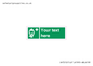 SH7212: Custom sign safe condition Emergency escape breathing device