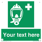 SH7212: Custom sign safe condition Emergency escape breathing device