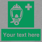 SH7212: Custom sign safe condition Emergency escape breathing device