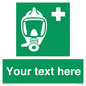SH7212: Custom sign safe condition Emergency escape breathing device