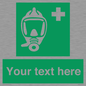 SH7212: Custom sign safe condition Emergency escape breathing device