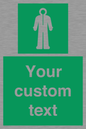 SH7289: Custom sign safe condition Survival clothing
