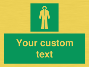 SH7289: Custom sign safe condition Survival clothing