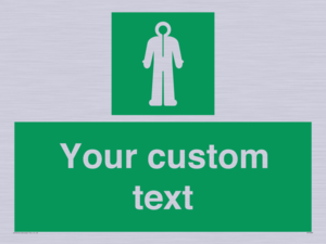 SH7289: Custom sign safe condition Survival clothing