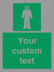 SH7289: Custom sign safe condition Survival clothing