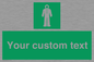 SH7289: Custom sign safe condition Survival clothing