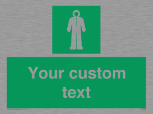SH7289: Custom sign safe condition Survival clothing