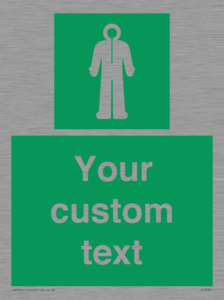SH7289: Custom sign safe condition Survival clothing