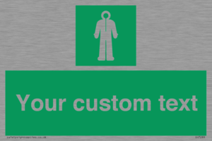 SH7289: Custom sign safe condition Survival clothing