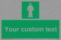 SH7289: Custom sign safe condition Survival clothing