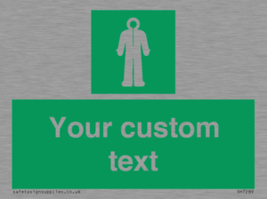 SH7289: Custom sign safe condition Survival clothing