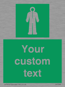 SH7289: Custom sign safe condition Survival clothing