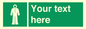 SH7289: Custom sign safe condition Survival clothing