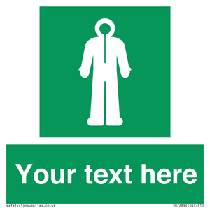 SH7289: Custom sign safe condition Survival clothing
