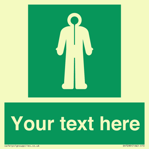 SH7289: Custom sign safe condition Survival clothing