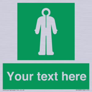 SH7289: Custom sign safe condition Survival clothing