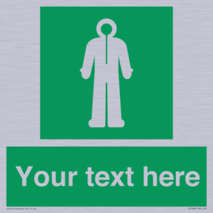 SH7289: Custom sign safe condition Survival clothing