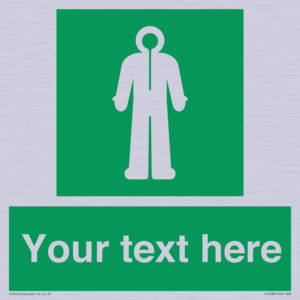 SH7289: Custom sign safe condition Survival clothing