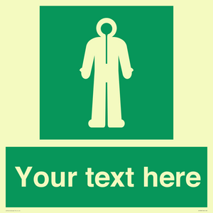 SH7289: Custom sign safe condition Survival clothing