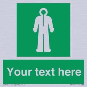 SH7289: Custom sign safe condition Survival clothing