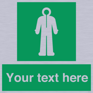 SH7289: Custom sign safe condition Survival clothing