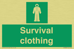 SH7299: Survival clothing