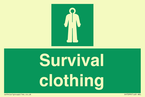 SH7299: Survival clothing