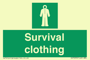 SH7299: Survival clothing
