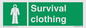 SH7299: Survival clothing