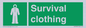 SH7299: Survival clothing