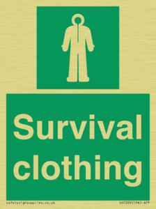 SH7299: Survival clothing