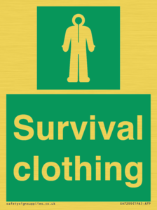 SH7299: Survival clothing