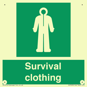 SH7299: Survival clothing