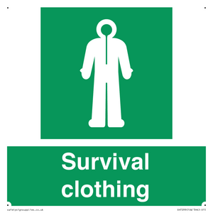 SH7299: Survival clothing