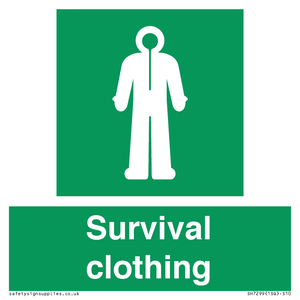SH7299: Survival clothing