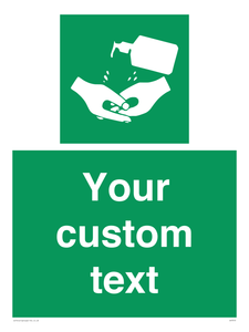 SH7313: Custom Safe Condition Hand sanitiser