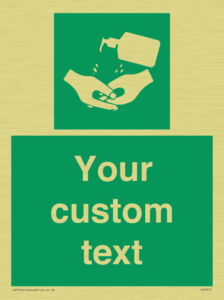 SH7313: Custom Safe Condition Hand sanitiser