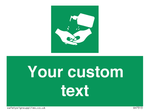 SH7313: Custom Safe Condition Hand sanitiser