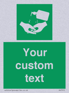 SH7313: Custom Safe Condition Hand sanitiser