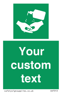 SH7313: Custom Safe Condition Hand sanitiser