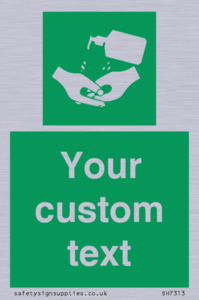 SH7313: Custom Safe Condition Hand sanitiser